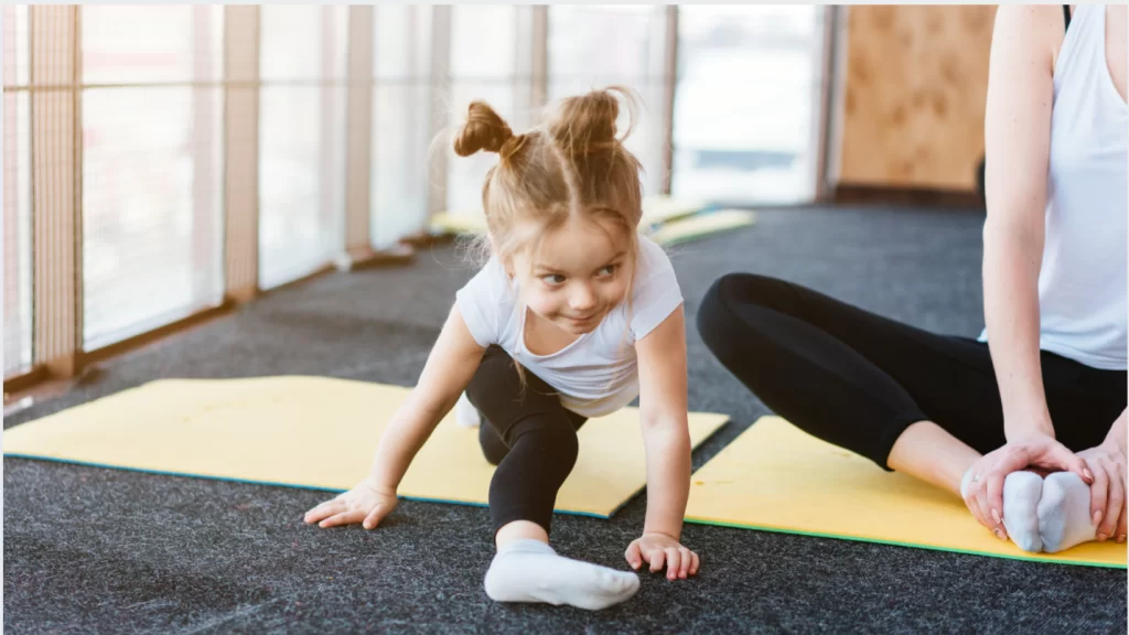 Yoga Mom With Kid