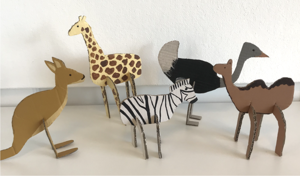 Cardboard Animals