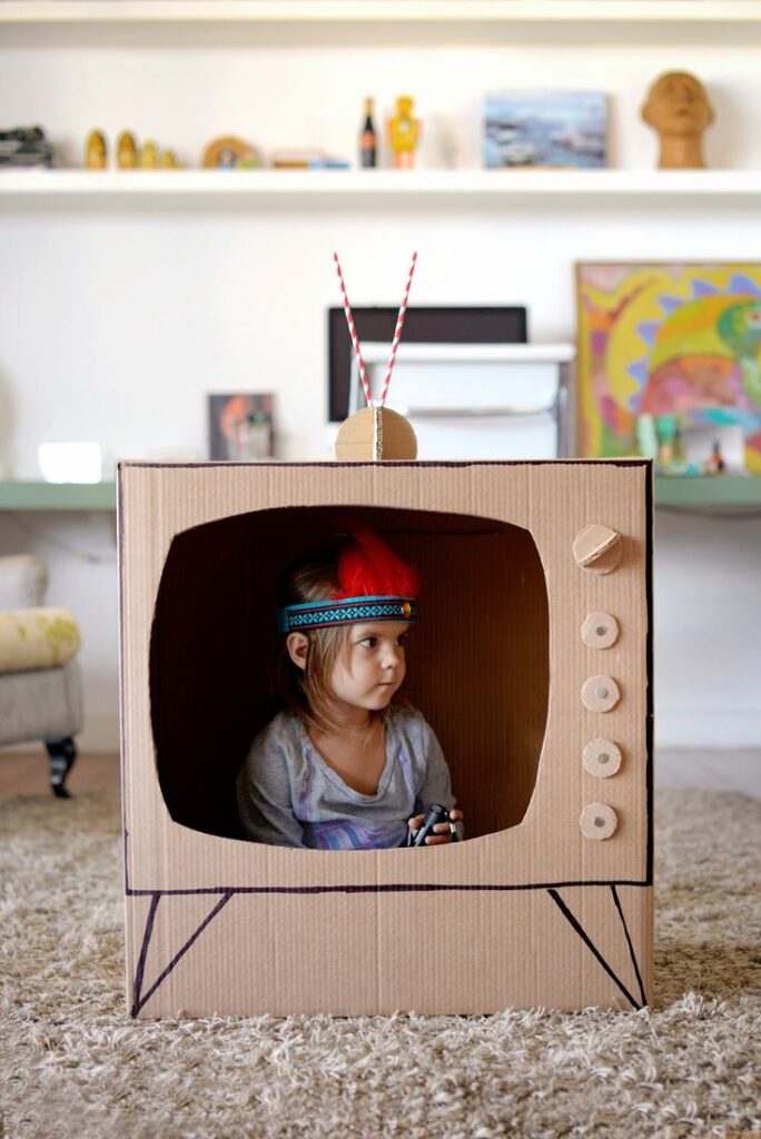 Cardboard TV