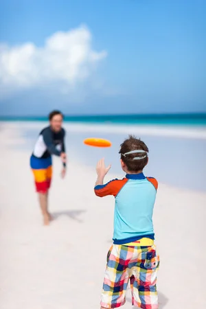 Soak Up the Sun with Beach Volleyball and Frisbee