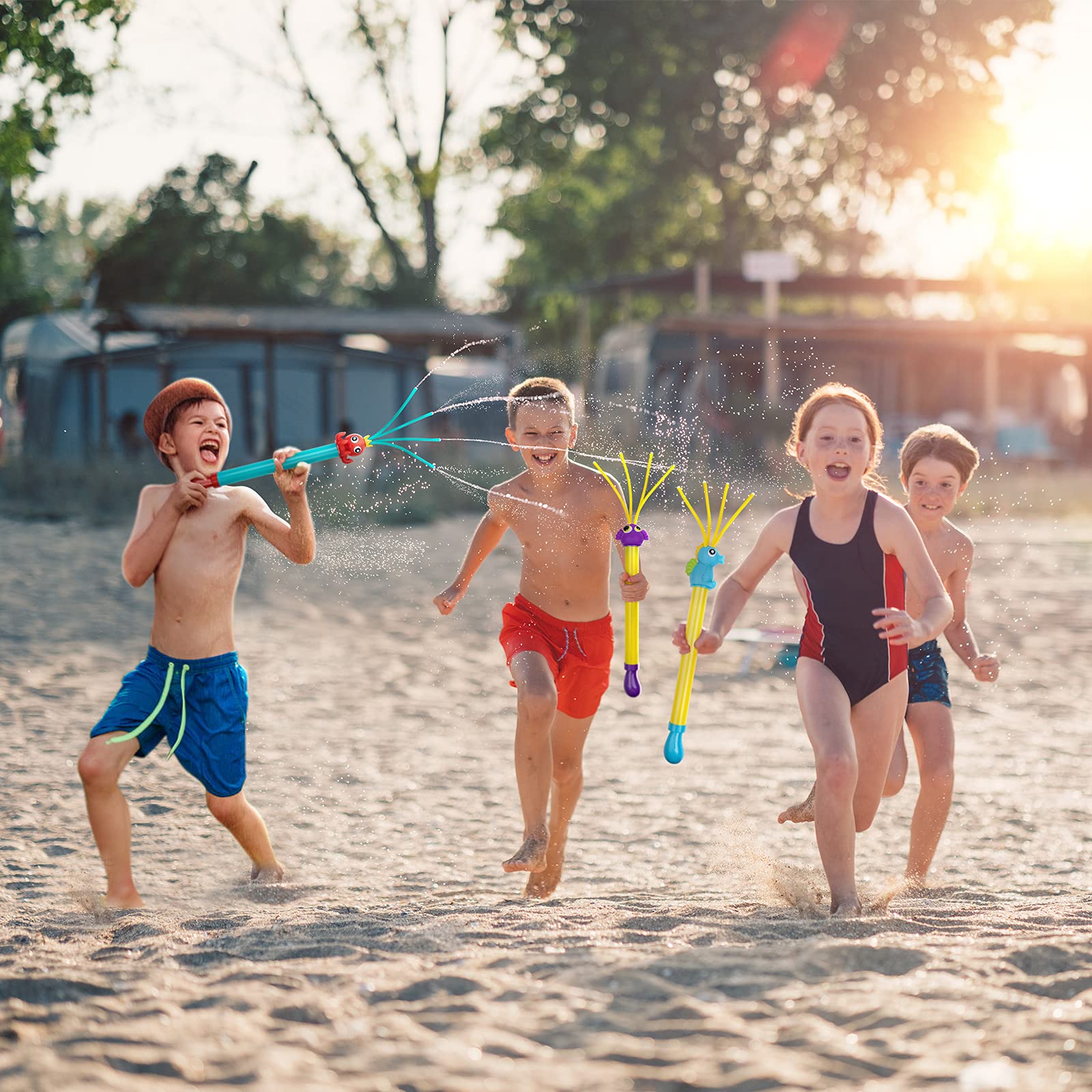 Wet and Wild with Water Gun Battle