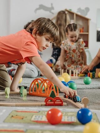 A variety of games for children that develop the child and interest him