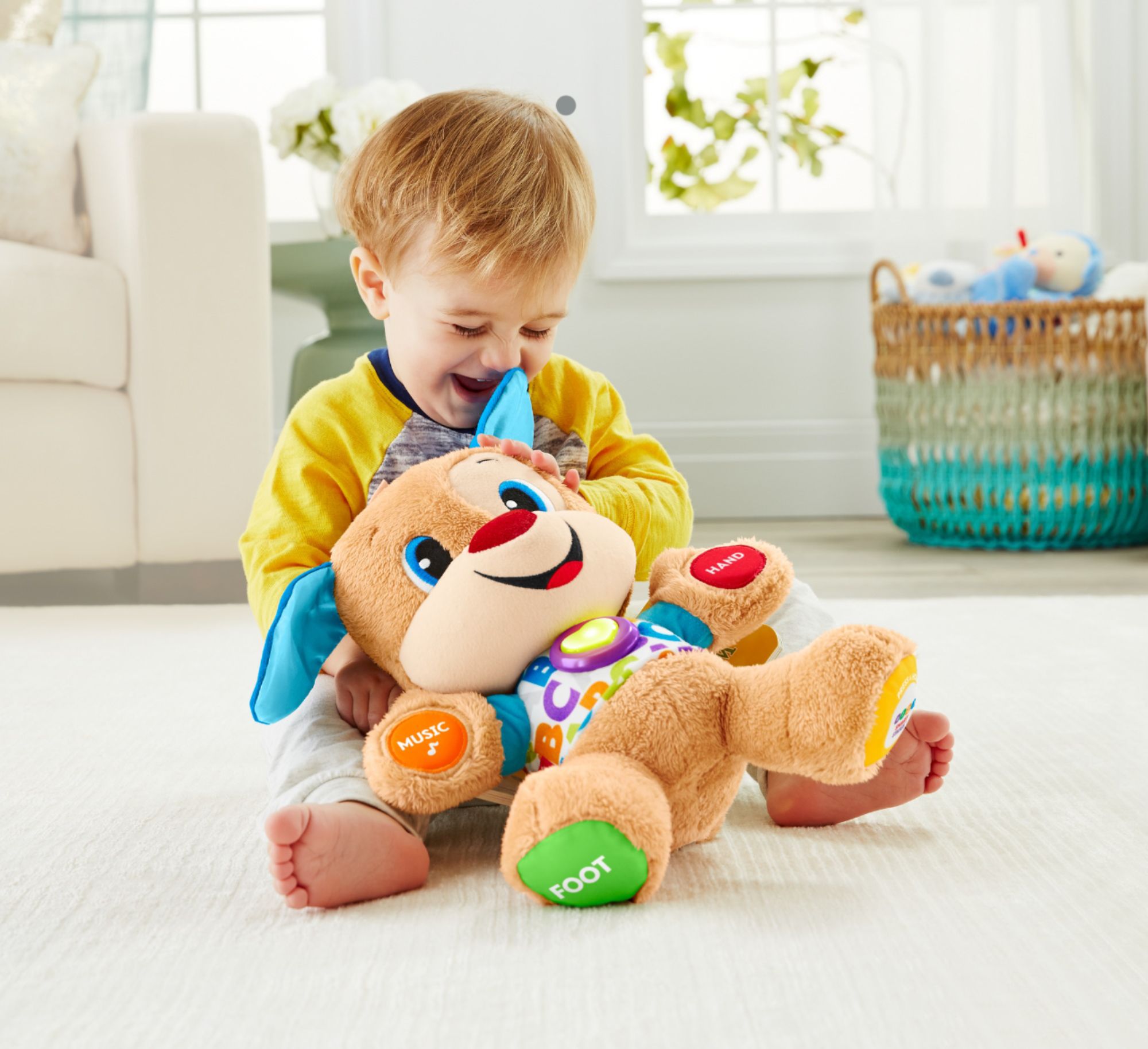 Fisher-Price – Laugh & Learn Smart Stages Puppy Brother Plush Toy