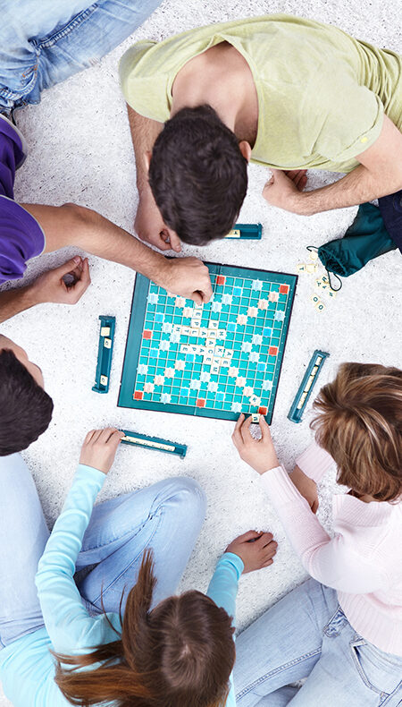 scrabble for family