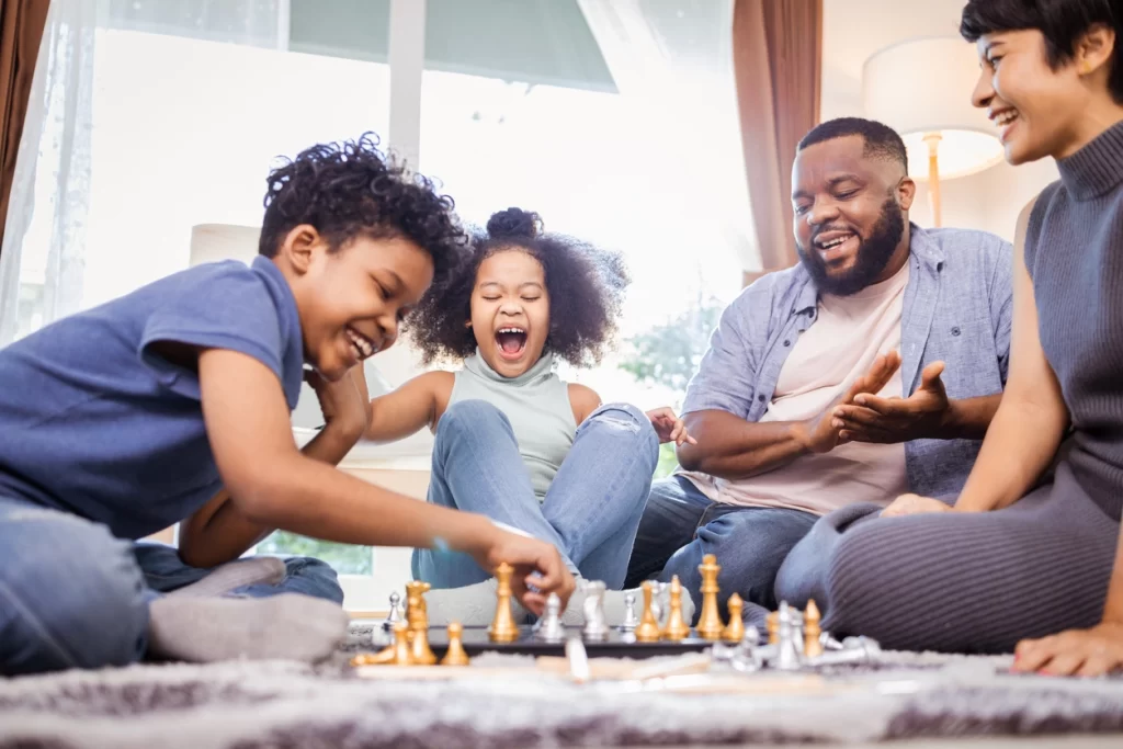 Chess games for family evenings