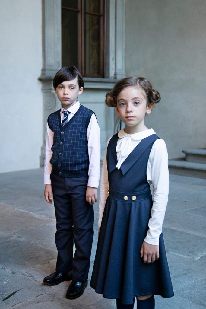 classic traditional uniform for girls and boys